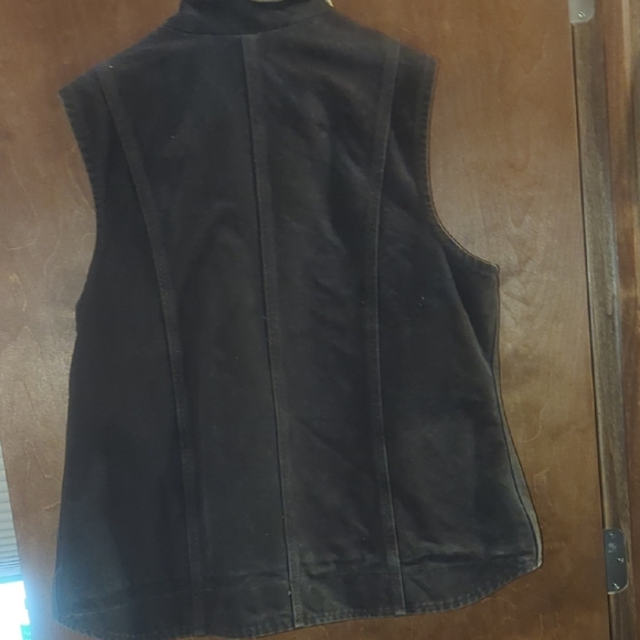 Women's Dark Brown Vest - Picture 8 of 8